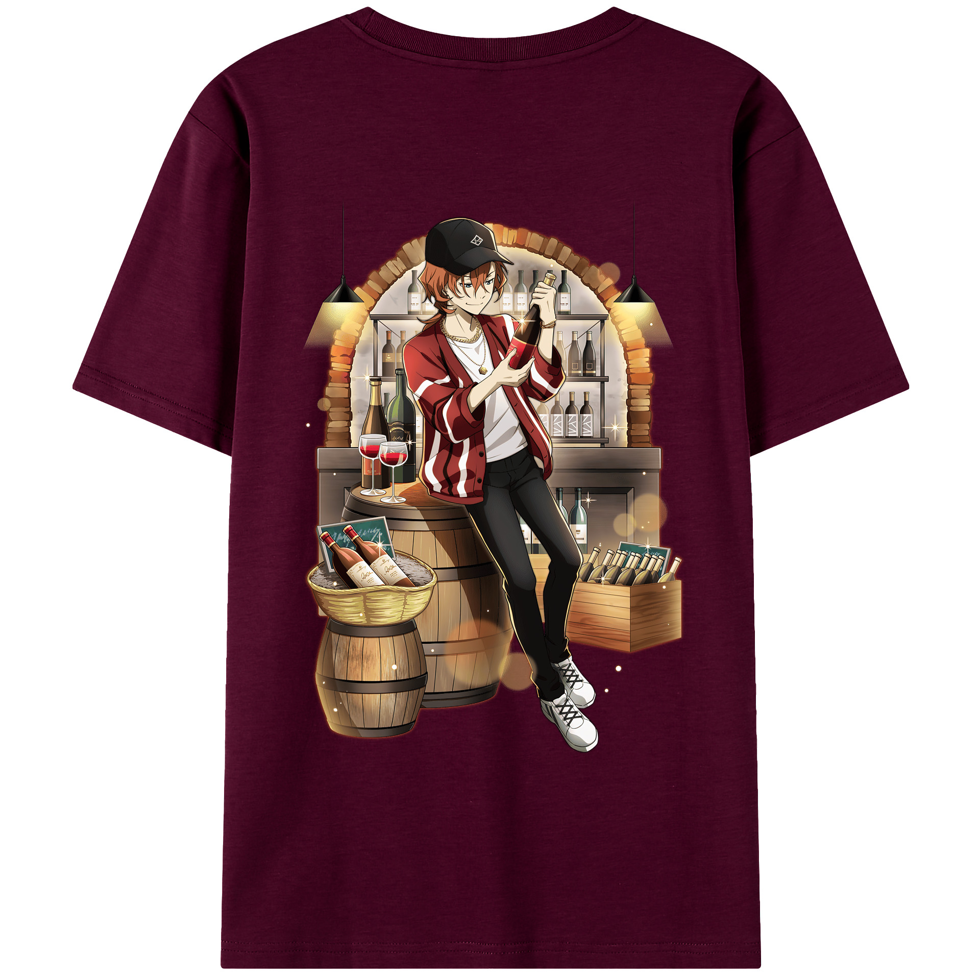 （画像用） 文豪ストレイドッグス Bungo Stray Dogs レディース半袖Tシャツ(バックプリント)